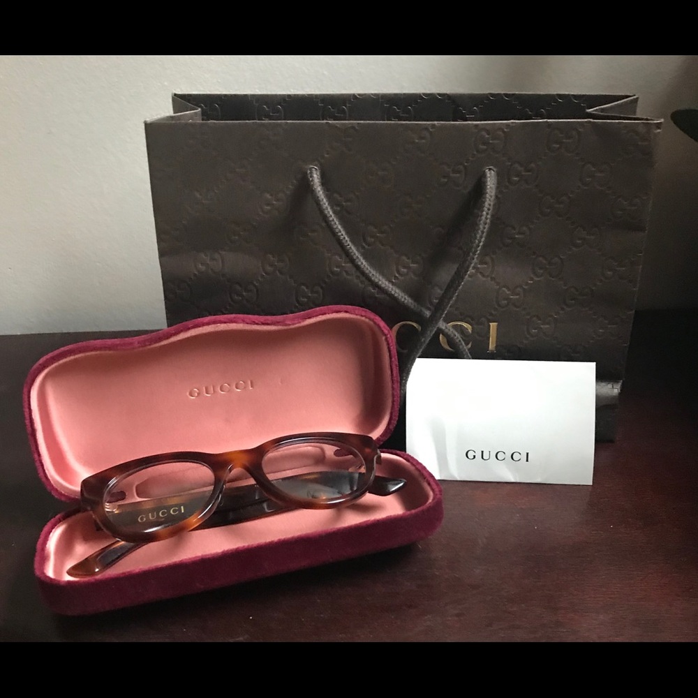 Stunning Gucci Tortoise Eyeglasses